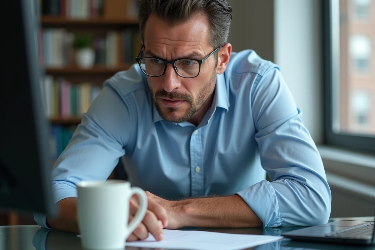 Homme vérifiant la confirmation d'exportation des mots de passe Google Chrome sur son ordinateur de bureau avant une réinstallation de Windows